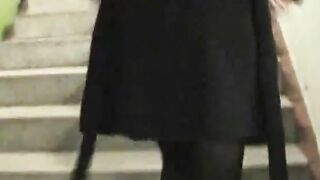 Public Blowjob in the Metro - Amateur MILF Can't Resist