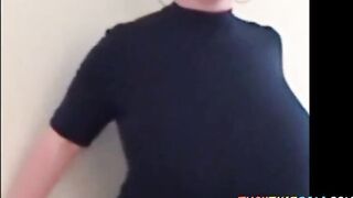 Big Natural Tits Softcore Webcam Show