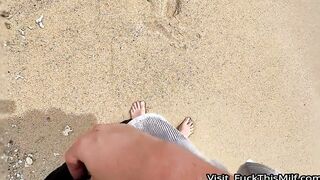 pretty stranger didn’t refuse to swim naked and offered fuck her on the beach ｜ Anast