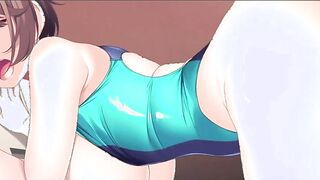 -ApaMotion- Swimsuit love with a big-breasted girlfriend The Motion Anime