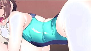 -ApaMotion- Swimsuit love with a big-breasted girlfriend The Motion Anime