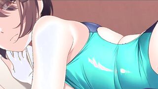 -ApaMotion- Swimsuit love with a big-breasted girlfriend The Motion Anime