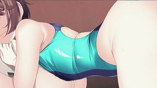 -ApaMotion- Swimsuit love with a big-breasted girlfriend The Motion Anime