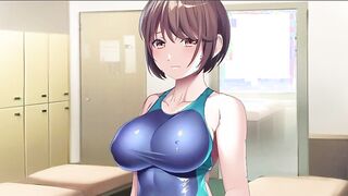 -ApaMotion- Swimsuit love with a big-breasted girlfriend The Motion Anime