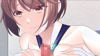 -ApaMotion- Swimsuit love with a big-breasted girlfriend The Motion Anime