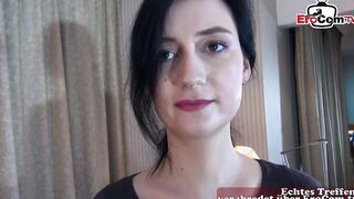 Nylon fetishist fucks submissive skank anally