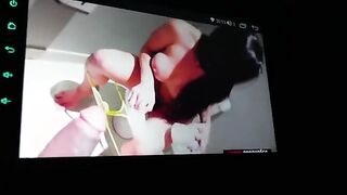 Morena gostosa do rabão fudendo com o negão dotado