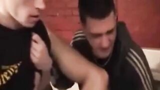 Big-Cocked British Chavs in a Dirty Threesome