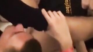 Big-Cocked British Chavs in a Dirty Threesome