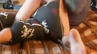 Submissive Guy's Spanking Session