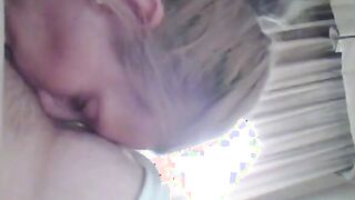 Girly Deep-Throats a Huge Cock - Amateur MILF Blowjob