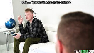 Creampie my girlfriend while my buddy watching