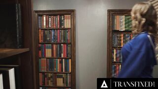 TRANSFIXED - Dyke School Girl Wants A Taste Of Bestie Emma Rose's & sexy Librarian Kasey Kei's Dicks