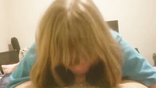 Throbbing Dick Sucked by Big-Tit College Girl