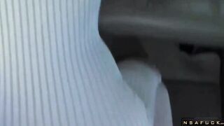 Deutsche Straßennutte im Auto gevogelt