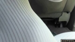 Deutsche Straßennutte im Auto gevogelt