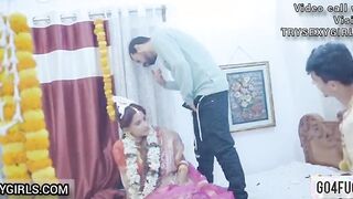 Indian Shadi Ke Rat Husband Ke Samne Boyfriend Ke Sath Hardcore Sex Full Masti