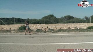 Public pounded with slender vacationer Samantha Joons