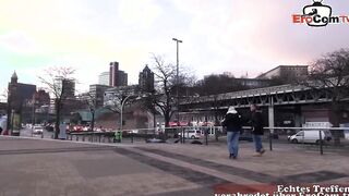 Curvy German mom picked up by macho man