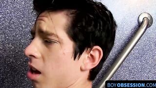 Hung Whole Daniel likes ass play and jack off in the shower