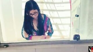 Morena gostosa do rabão fudendo com o negão dotado