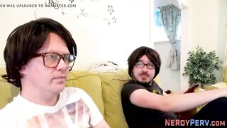 Yorkshire dude cum sprays little brits face