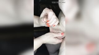 Mrs Kitty giving an Helping hand to her owner