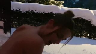 beauty Boned inside Outdoors Jacuzzi inside the Mountains
