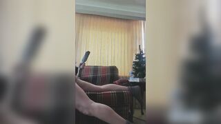 Spanked three times