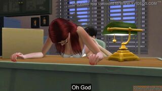 Blackmailed Schoolgirl Fucks His School Professor Inside her office So
