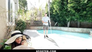 Foster Milf Making her Daughter Suck Daddy's Penis