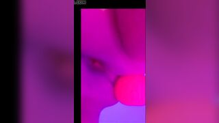 Beauty white sluts with long boobies plays with twat