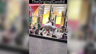Hispanic gym workout tight pants