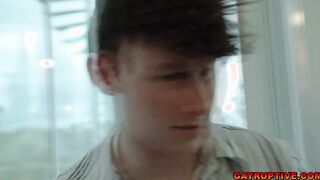 Hot ass licking session with stepdad and stepson