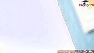 Mutual anal sex bareback with hot transsexual