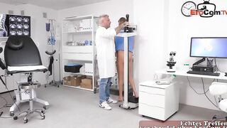 Crazy doctor seduces thin cougar for sex