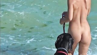 my busty stepsister enjoys the sea