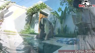 Amazingly Hot 19 year old into a bikini having an outside vacation pounded