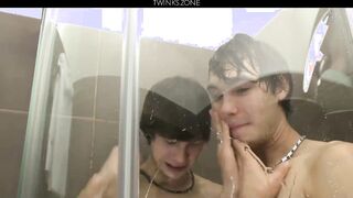 Shower Pissing Aston Twins