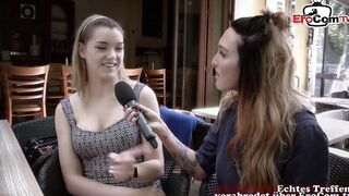 German porn casting for blind dates with sex