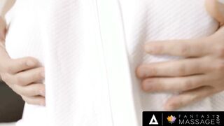 FANTASY STROKES - Turned On sluts April Flores Gets Her Face And Snatch Plowed By Her Masseur
