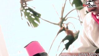 Hottie inside nylons and high heels having anal sex