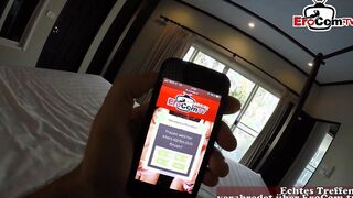 Freaky blonde lets herself be recorded at a sex met