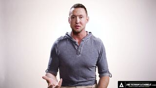 HETEROFLEXIBLE - How Guys Orgasm With Hung Hunk Pierce Paris! VIEW HIM JERK OFF! FULL TAPE