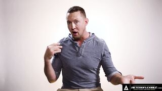 HETEROFLEXIBLE - How Guys Orgasm With Hung Hunk Pierce Paris! VIEW HIM JERK OFF! FULL TAPE