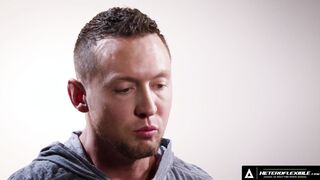 HETEROFLEXIBLE - How Guys Orgasm With Hung Hunk Pierce Paris! VIEW HIM JERK OFF! FULL TAPE