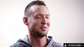 HETEROFLEXIBLE - How Guys Orgasm With Hung Hunk Pierce Paris! VIEW HIM JERK OFF! FULL TAPE