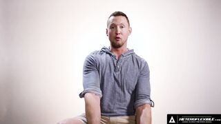 HETEROFLEXIBLE - How Guys Orgasm With Hung Hunk Pierce Paris! VIEW HIM JERK OFF! FULL TAPE