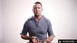 HETEROFLEXIBLE - How Guys Orgasm With Hung Hunk Pierce Paris! VIEW HIM JERK OFF! FULL TAPE