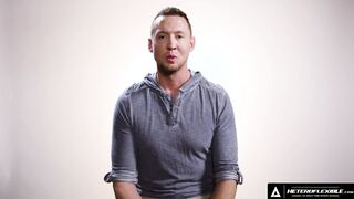 HETEROFLEXIBLE - How Guys Orgasm With Hung Hunk Pierce Paris! VIEW HIM JERK OFF! FULL TAPE